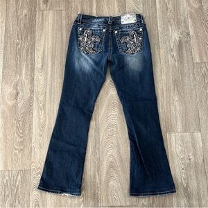 Embroidered Blue Jeans